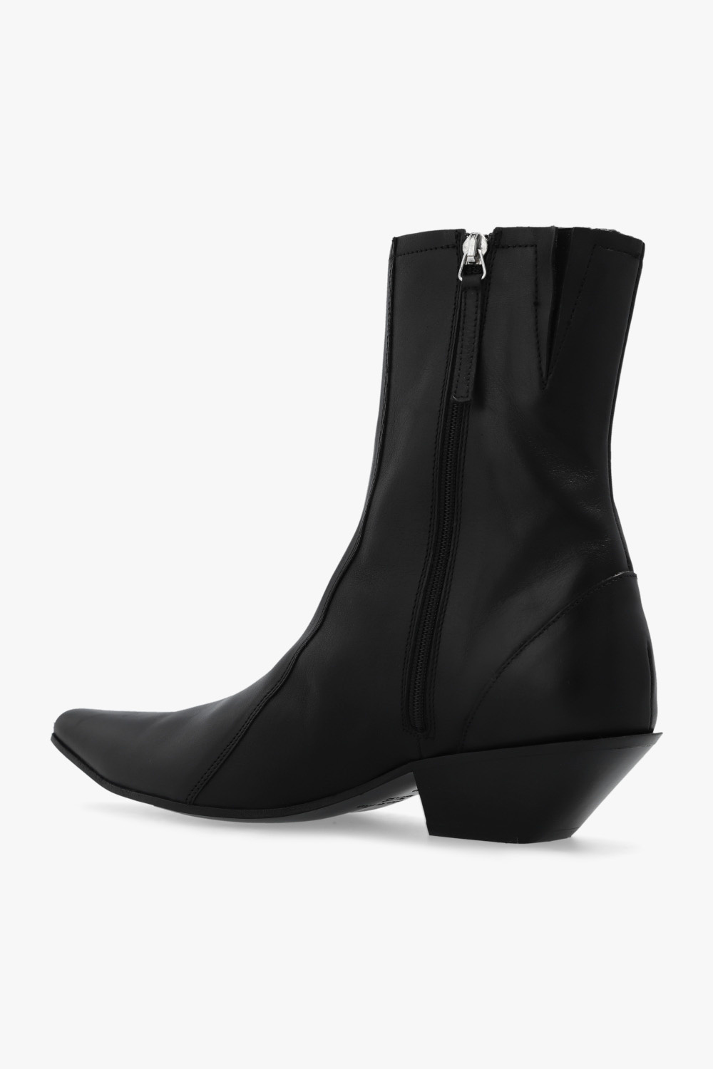 Acne studios leather ankle on sale boots